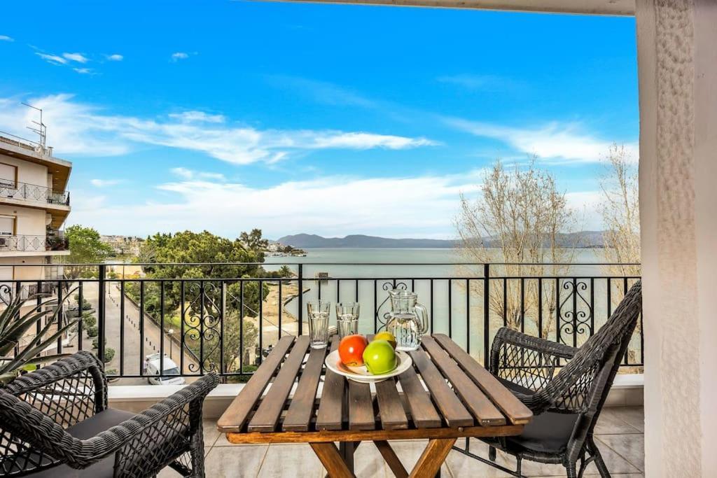 Bright Central Apartment With Splendid Sea View! Chalkís Exterior foto